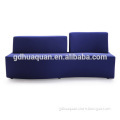 Alibaba modern office sofa gold quality curved back sofa